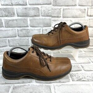 London Underground Adler Men’s 10.5 Brown Leather Lace Up Oxford Shoes Vintage